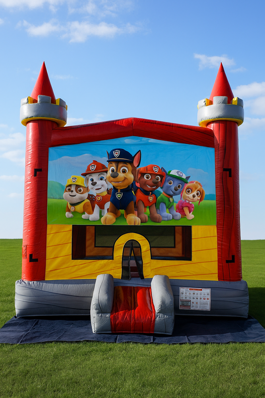Paw Patrol Castle Bounce House