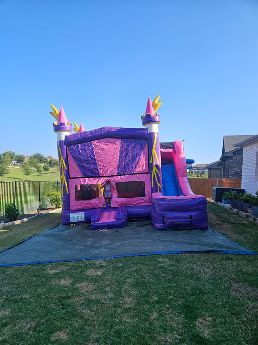 Pink & Purple Castle Combo Slide